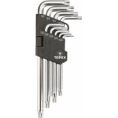Topex Set of long pentagon wrenches for flow meters TS10-TS5