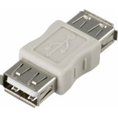 Adapteris USB-A (F) Baltas