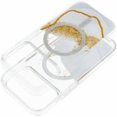 Golden Case with MagSafe iPhone 17 Pro/ 18 Pro White