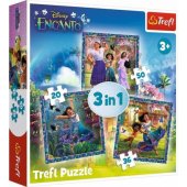 Trefl PUZZLE 3 viename TREFL Encanto stebuklingi herojai