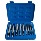 Dedra Hole punches in soft materials in case 9pcs (07B009