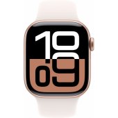 Watch Series 10 42mm Rose Gold/ Light Blush Band - S/ M