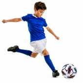 Training Football for the grass pitch, white, patterns, 22 cm, size 5