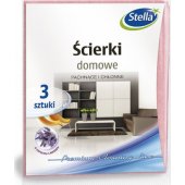 Stella buitinės šluostės STELLA, levandų kvapo, 3 vnt., levandų spalvos