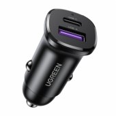 EC305 25845 car charger USB-C USB-A 30W