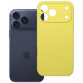 Silicone 2mm Сase iPhone 17 Pro Max Yellow
