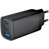 „Gembird“ 3 prievadų 65W GaN USB „PowerDelivery“ greitasis įkroviklis