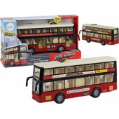 Double Decker City Bus Lights Sounds Red 1:16