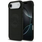 Leather Vintage Logo MagSafe Case iPhone Air Black