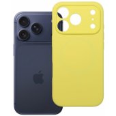 Silicone 2mm Phone Case with MagSafe iPhone 17 Pro Yellow