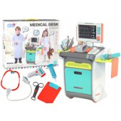 Little Doctor medicininis vežimėlis su rentgeno, EKG ir priedais