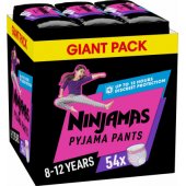 Ninjamas pižaminės kelnaitės mergaitėms (dydis 8 / XXX didelis, 27–43 kg) 54 vnt.