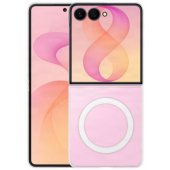 "Silicone Ring Magnet Case Samsung Galaxy Z Flip8" Transparent
