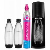 Sodastream Terra saturator + 2 bottles + gas Black