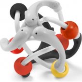 BabyOno Dolphin®s Sphere lavinamasis barškutis, juoda ir balta Baby Ono