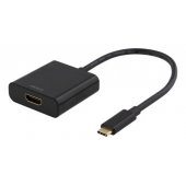 Adapteris USB-C HDMI 4K 30Hz 0.2m juodas