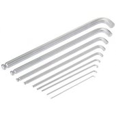 Wera 950/ 9 Hex-Plus 4 L formos raktų rinkinys, metrinis, chromuotas