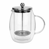 600 ml dvigubo stiklo kavinukas