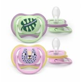Avent Ultra Air 6-18mm Green/ Pink