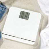 9075 WFEU12 Max Electronic Bathroom Scale, White