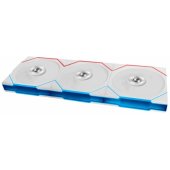 Uni Fan TL FLEX ARGB 120mm atvirkštinės krypties korpuso ventiliatorius, baltas, 3 vnt.