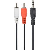 3,5 mm stereofoninis RCA kištukinis kabelis 1,5 m