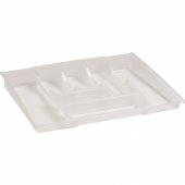 Cutlery tray extendable 30x42x6.4cm transparent