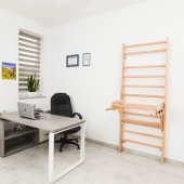 Lygiagretės prie sieninių gimnastikos kopėčių