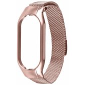 Xiaomi Mi Band 7 rožinė 830 magnetinė plieninė apyrankė