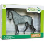 Collecta figurine HORSE ANDALUSIAN STALLION DARK DAPPLE GREY 1:12 WIND