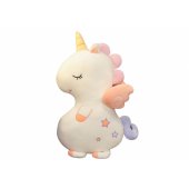 Plush Mascot Cuddly Toy Cute Unicorn White 50cm