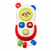 Interaktyvusis telefonas mažyliams, judantys elementai, šviesos ir garsai