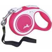 Flexi automatinis pavadėlis New Comfort XS, virvinis, 3 m, raudonas