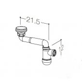 Washbasin siphon