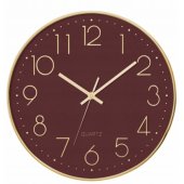 Clock Ø 30 cm Red