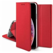 Magnetinis knygutės tipo dėklas Xiaomi Redmi 12 4G, raudonas
