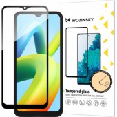 Visiškai klijuojamas grūdintas stiklas Xiaomi Redmi A2/ A1 juodas