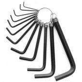 Mega L tipo šešiakampių raktų rinkinys 2–14 mm, 12 vnt. (48012)
