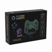 SNL122RGB LED lempa, šviesos dekoracija Game 2 RGB 3D
