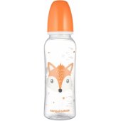 Standard Narrow Neck Bottle 250 ml CUTE ANIMALS 11/ 841 Orange