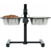Zolux 2 dubenėlių rinkinys, 16 cm, 0,7 l + reguliuojamas stovas