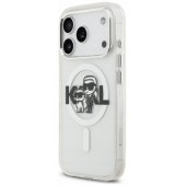IML Glitter Karl&Choupette Sketch Logo MagSafe iPhone 17 Pro Clear
