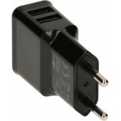 44951 Dual USB Charger 2.4 A (12W) Black