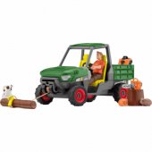 Schleich Farm World miško ūkininkas su transporto priemone, žaislinė figūrėlė