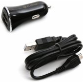 2x USB-A 3.4 A Black