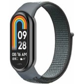 Mi Band 8 / 9/ NFC nailoninis kilpinis dirželis, pilkas