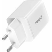 GaN PD 48W USB-C + USB-A White