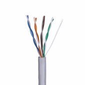 _518119 Kabelis UTP Q-Lantec KIU5PVC305NC, kietas (Cat.5e PVC 305m pilkas)