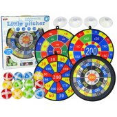 LeanToys smiginio žaidimo rinkinys, 36 cm taikinys su lipukais kamuoliukais