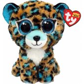 Meteor pliušinis leopardas, kobalto mėlynumo, 15 cm